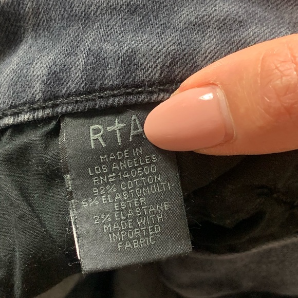 RtA Madrid Grey Skinny Distressed Jeans - Picture 12 of 16
